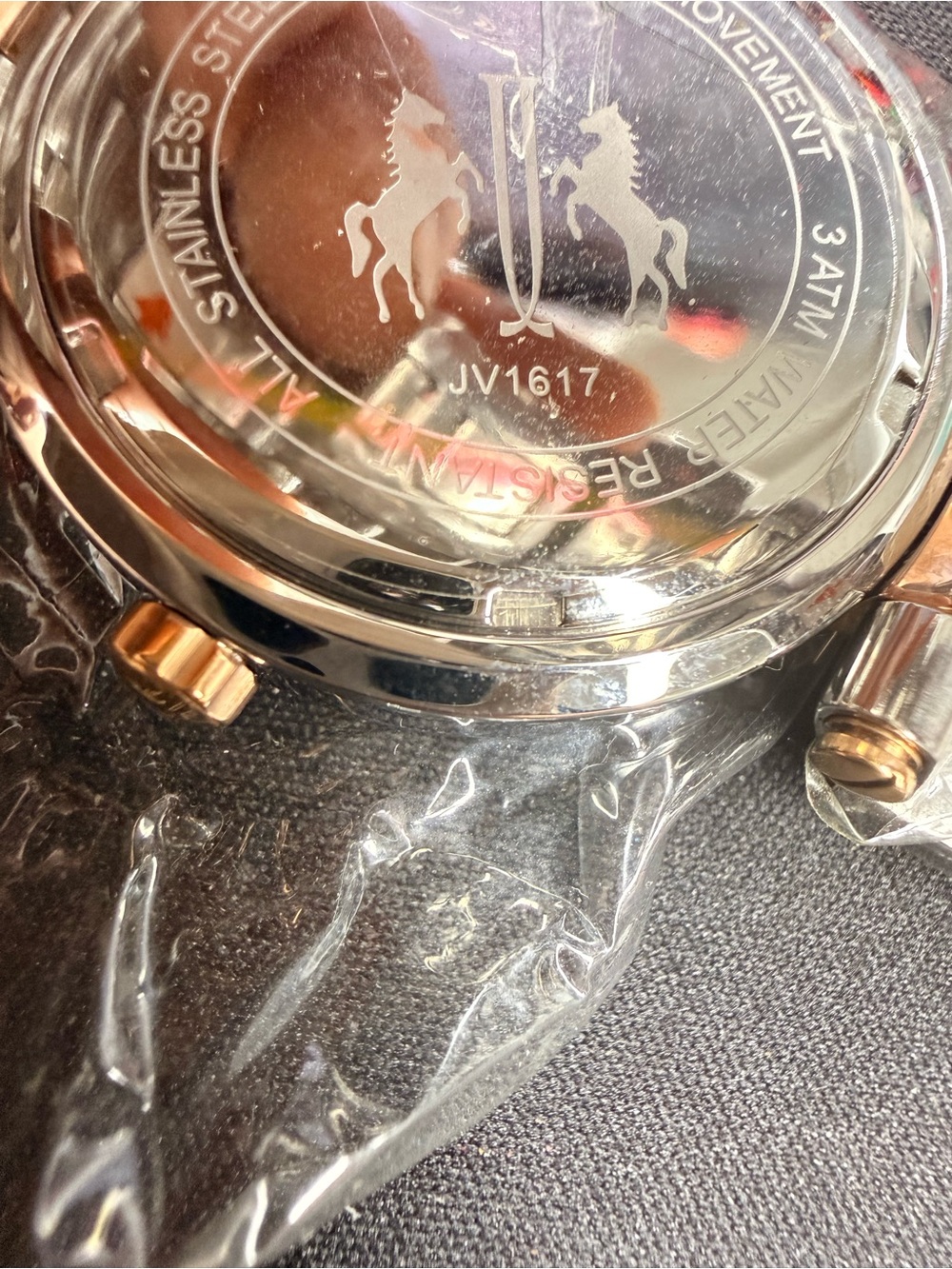 NWOT Jivago Women's JV617 Celebrate Crystal Two-tone Stainless Steel Watch - Picture 8 of 13
